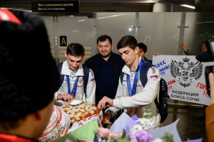 В Сочи торжественно встретили чемпиона Европы по боксу 2023